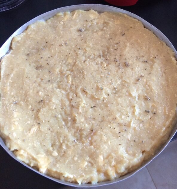 pizza massa de frango