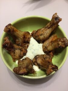 coxinha molho de iogurte