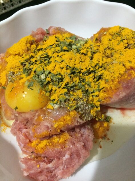 carne moida de porco