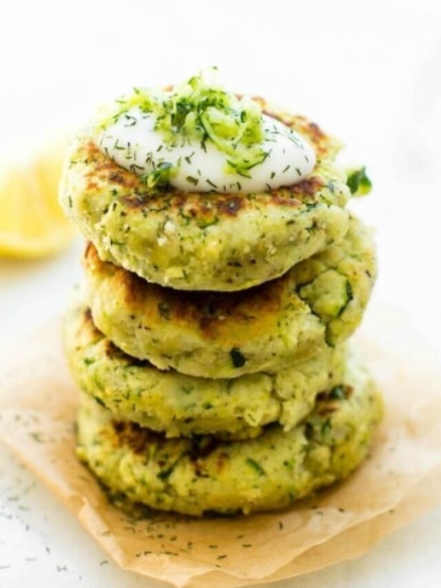  Bolinho de abobrinha e couve-flor low carb
