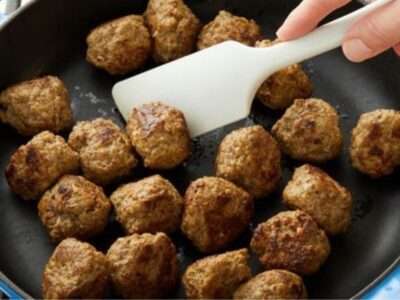 almondega low carb receita