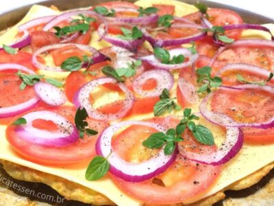 pizza sem farinha