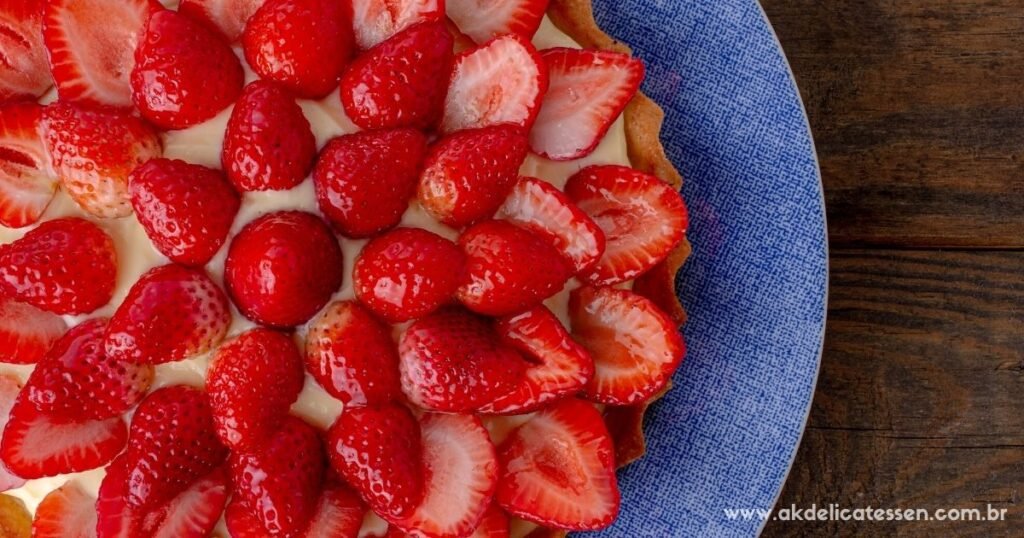 torta morango low carb