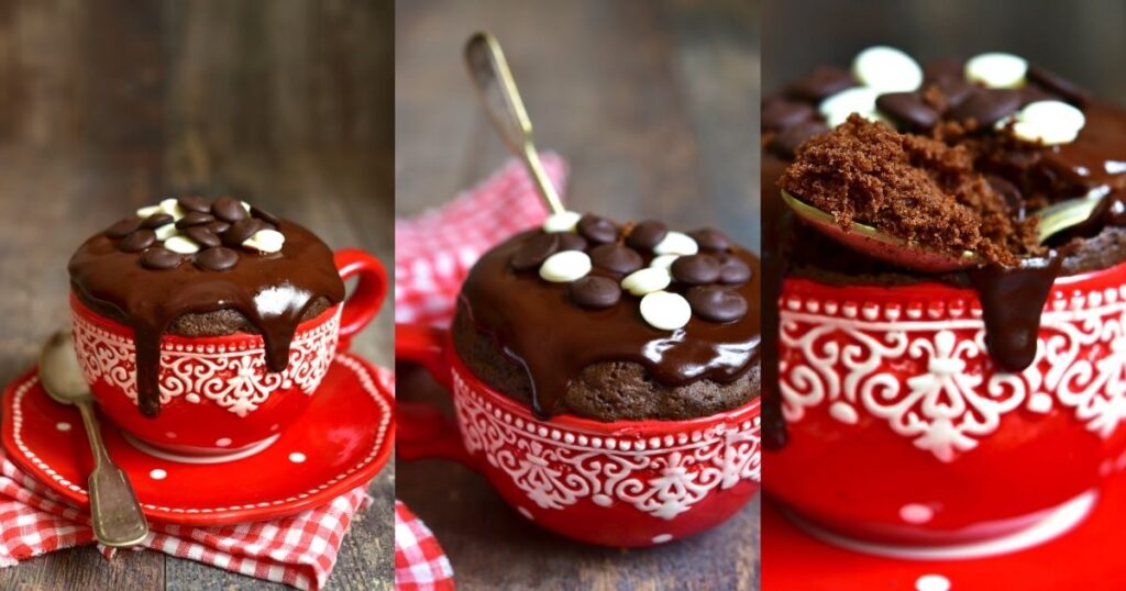 bolo caneca chocolate