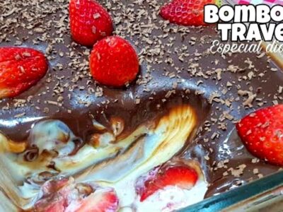 bombom de morango travessa