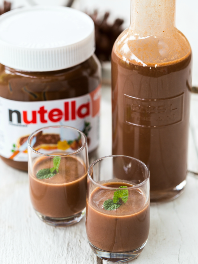  Licor de Vodka com Nutella
