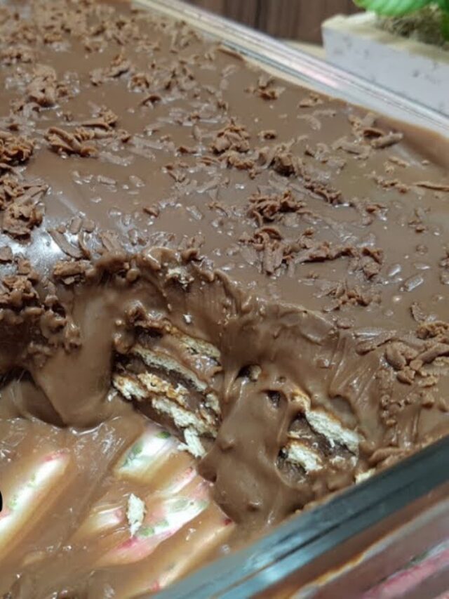  Pavê tradicional de chocolate