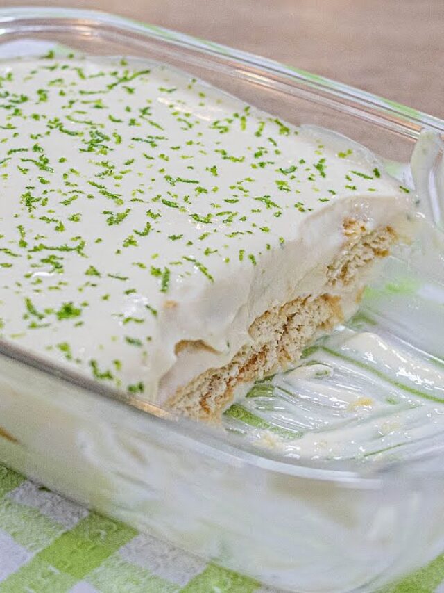  Pavê de limão no liquidificador
