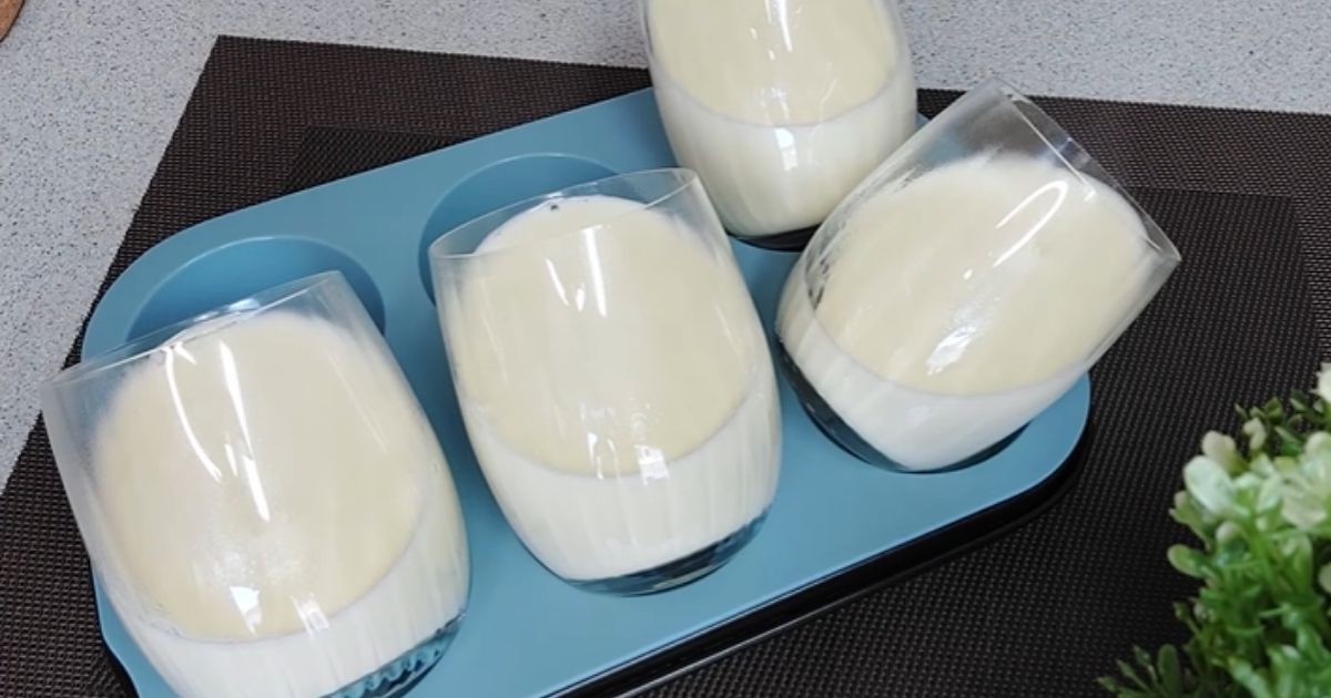 Panna Cotta de Manga só 5 Ingredientes