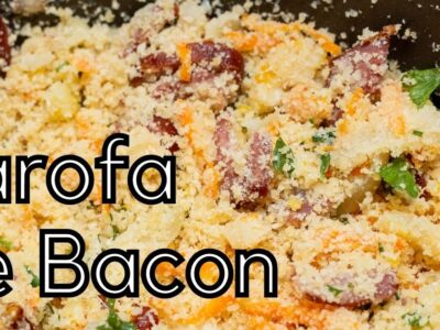 receita farofa bacon