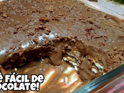 torta pave bolacha chocolate