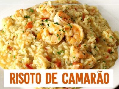 risoto camarao