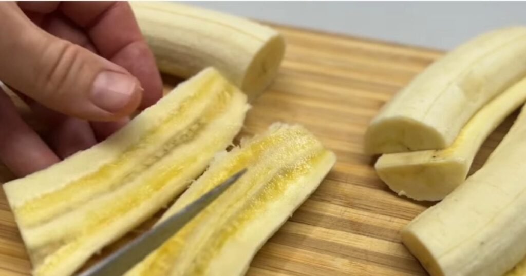 Bananacake banana fatiada