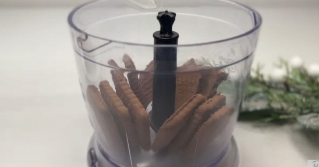 Bananacake biscoito processador