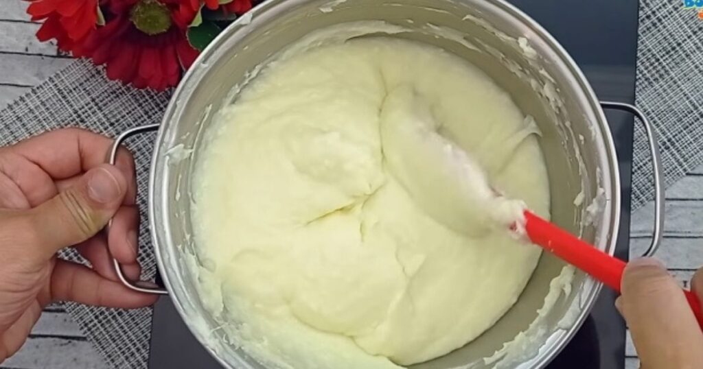 Cremosao de coco gelado mistura