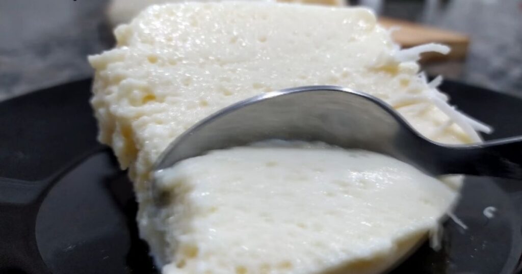 Flan Tang de abacaxi fatia