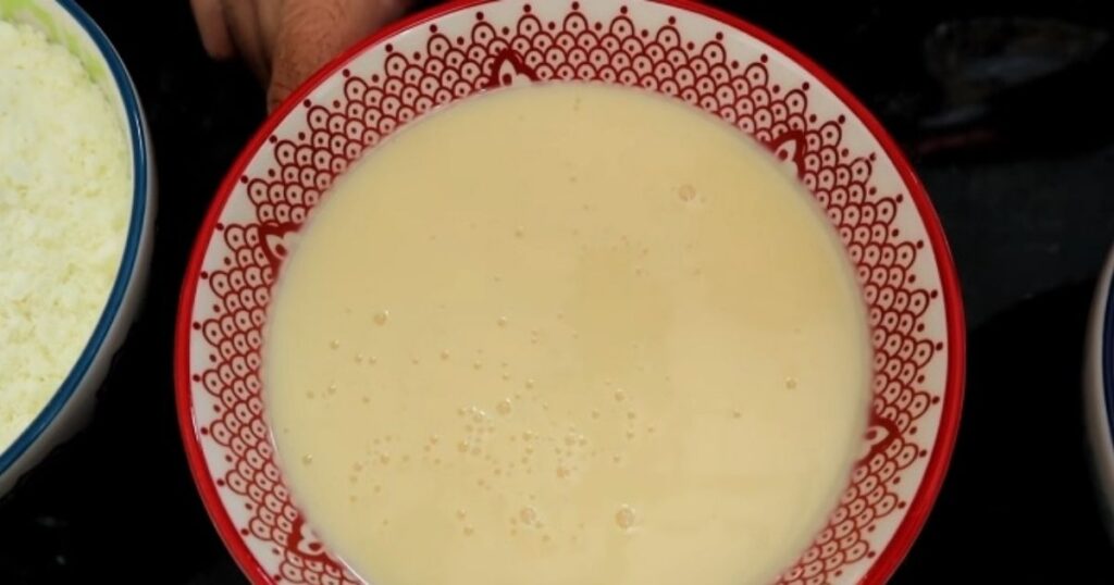 Mousse de leite condensado ninho