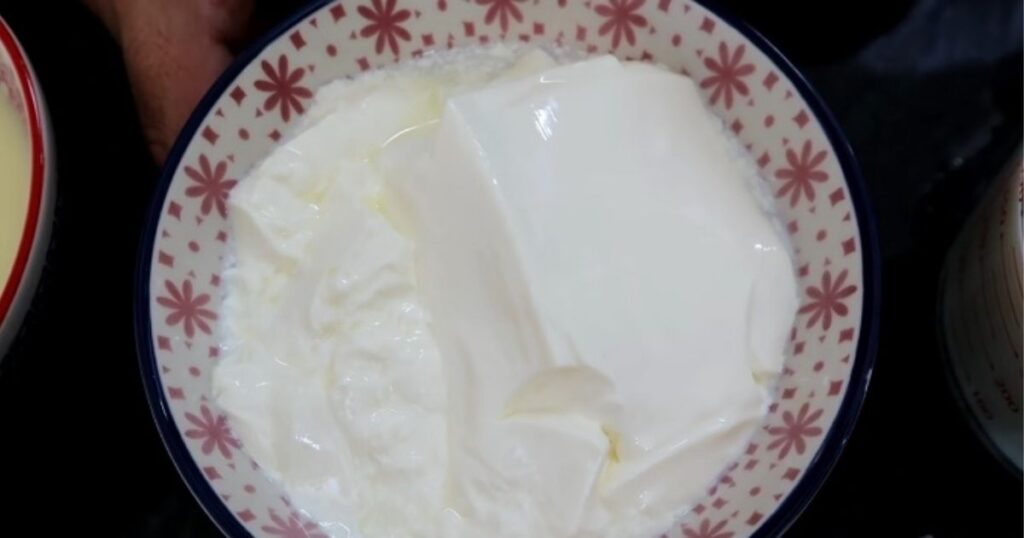 Mousse de leite creme ninho