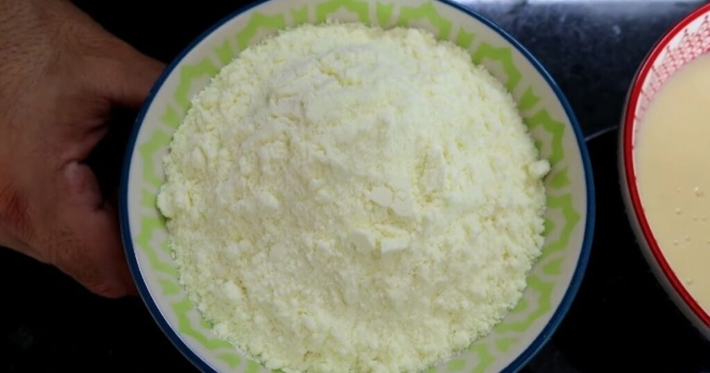 Mousse de leite em pó ninho