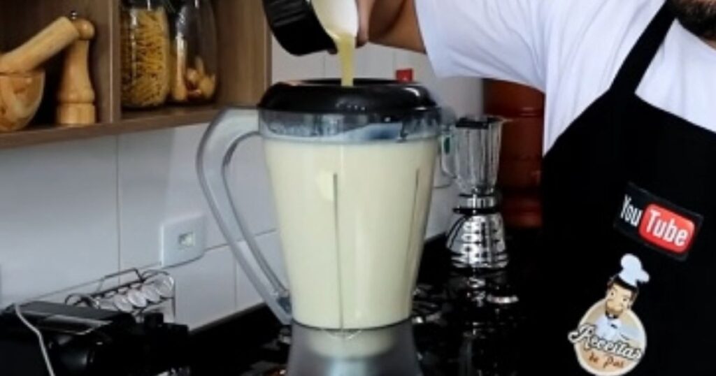 Mousse de leite ninho liquidificador