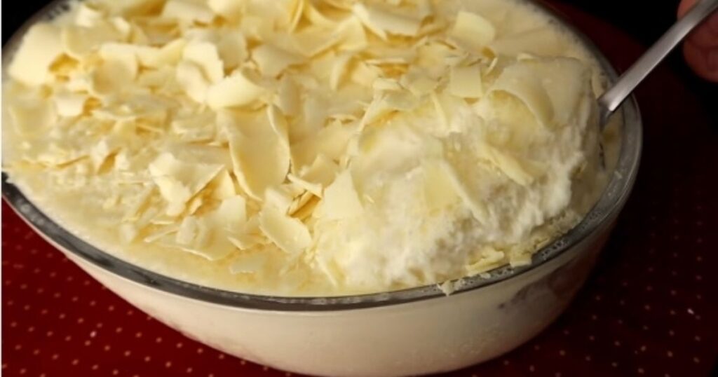 Mousse ninho travessa gostoso