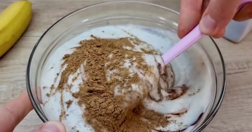 Sobremesa fácil apenas 3 ingredientes mistura canela