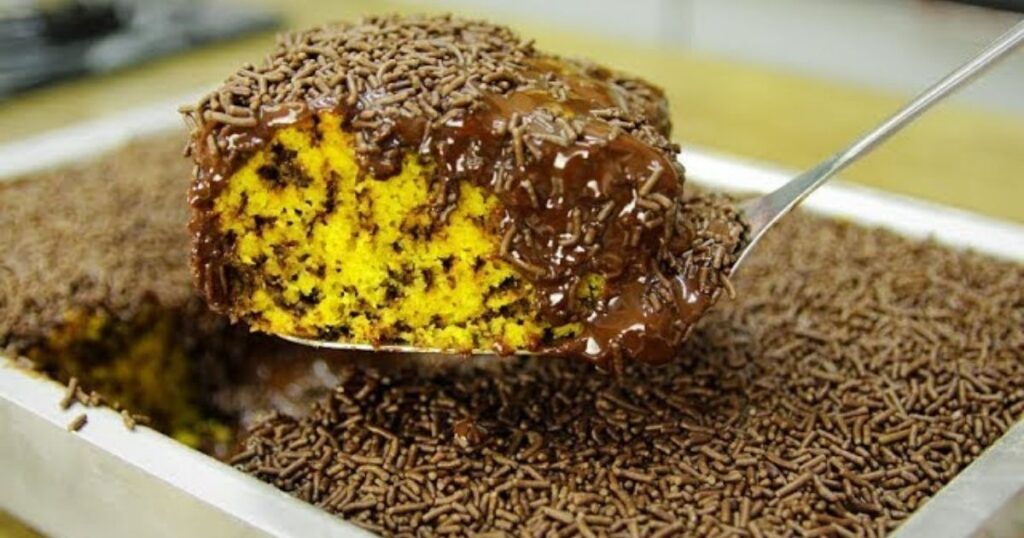 bolo formigueiro cenoura