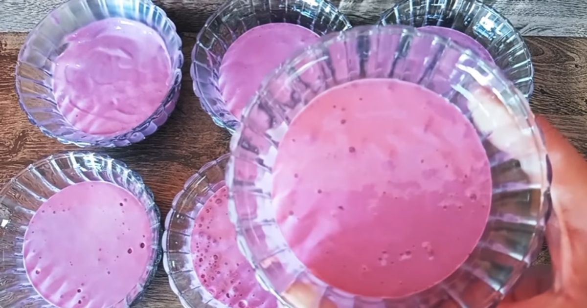 Mousse de uva com Tang