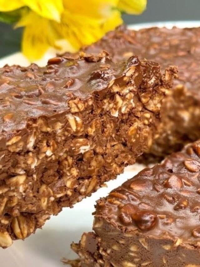  Sobremesa chocolate com aveia