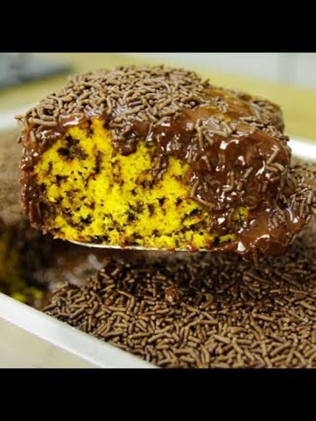 Que tal um bolo formigueiro de cenoura?