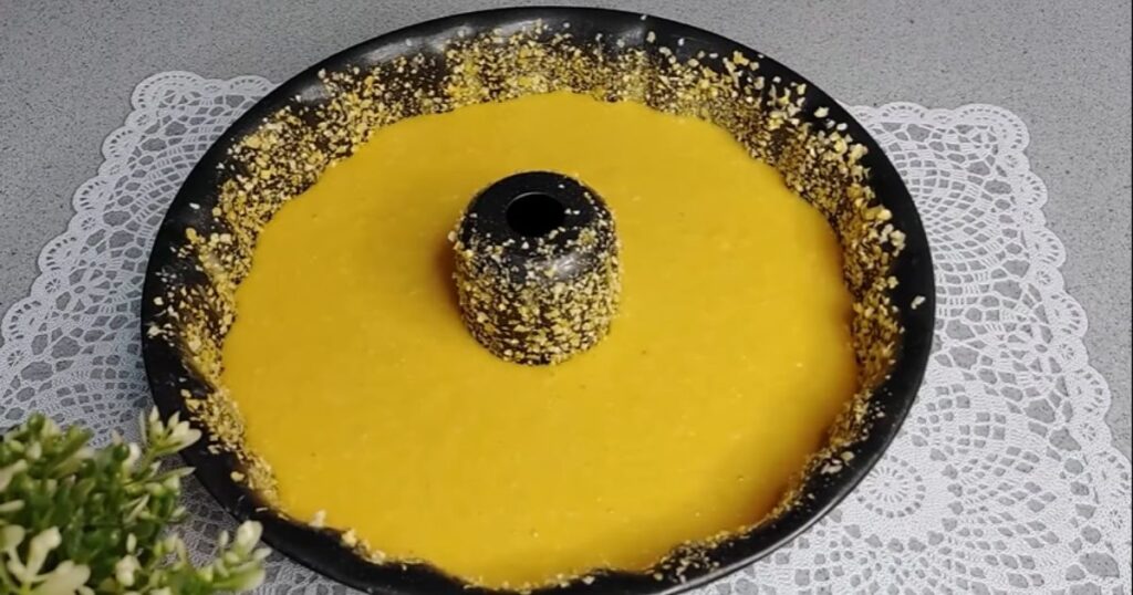 forma untada bolo milho