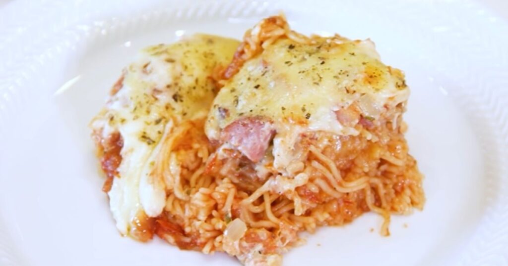 macarrao de forno rapido