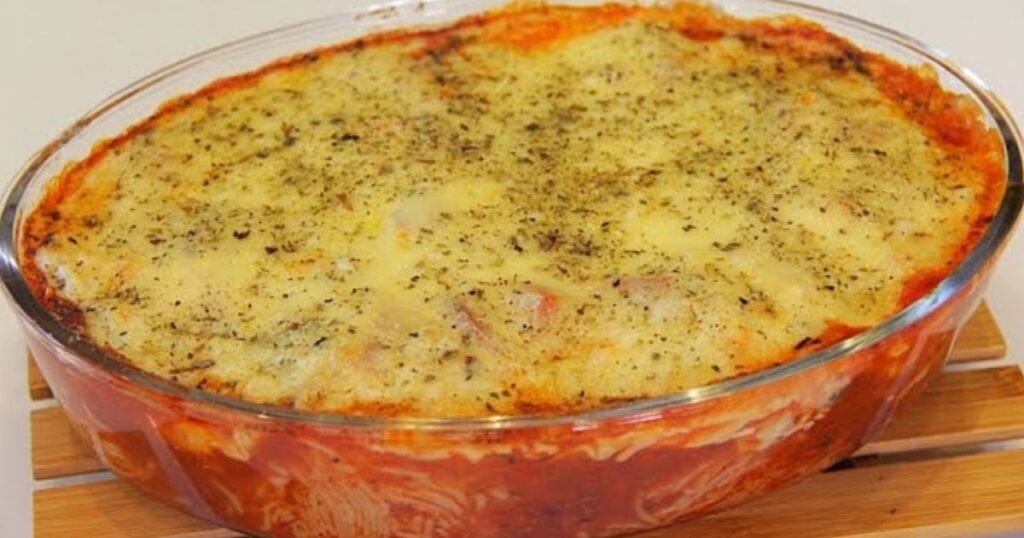 macarrao de forno receita