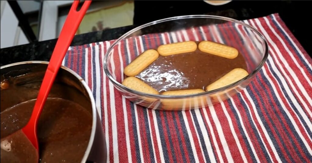 montar pave de brigadeiro