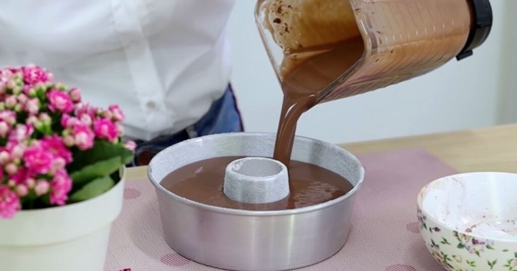 Brigadeirão fácil sem forno enformar massa