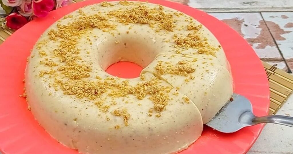 Sobremesa Alegra casamento cobertura paçoca pronto fatia