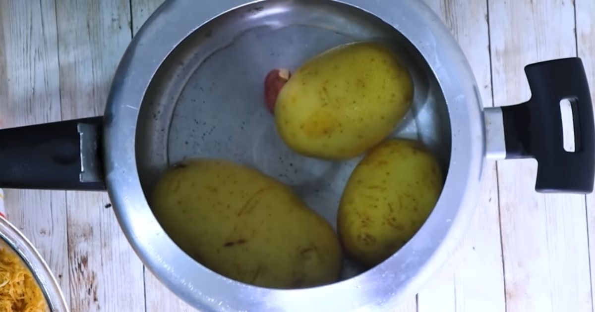 Batata Recheada de Frigideira