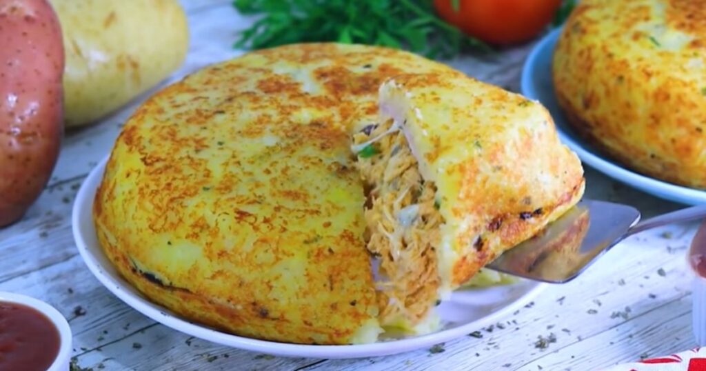 como fazer batata recheada de frigideira