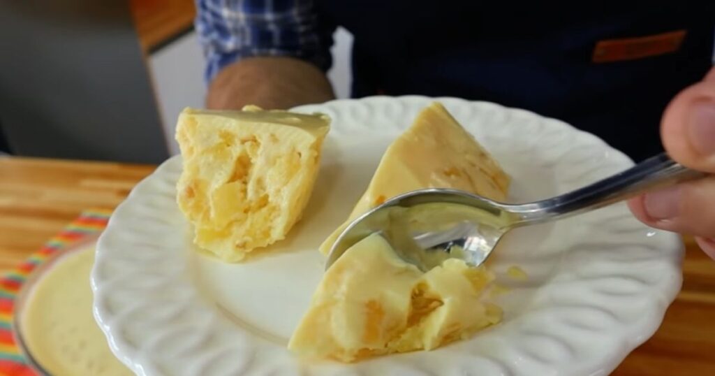 pedaco gelado de abacaxi