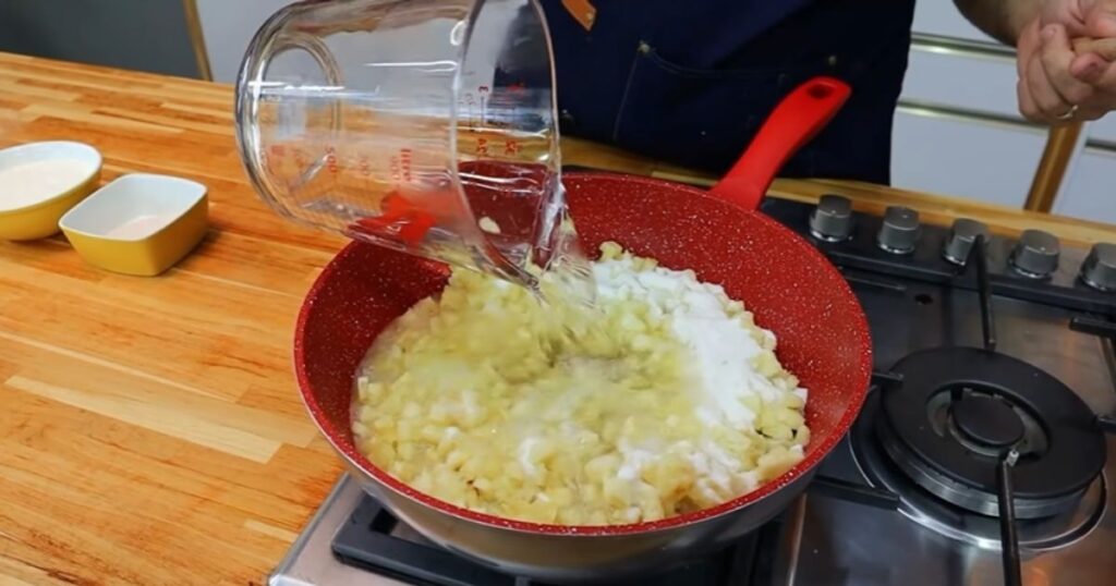 receita gelado de abacaxi facil