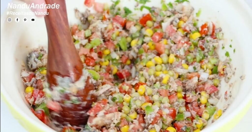 recheio torta de sardinha