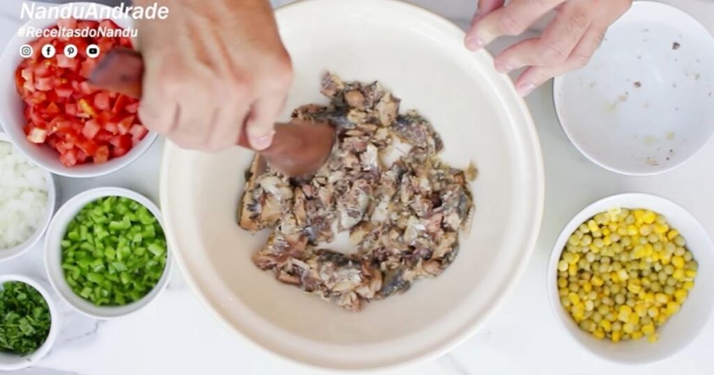 torta de sardinha fofinha