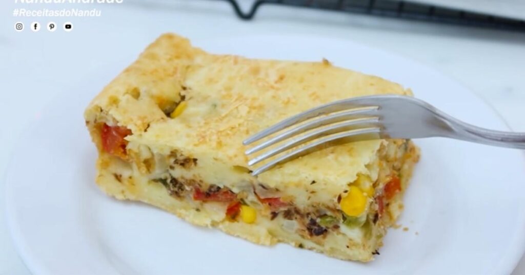 torta de sardinha simples