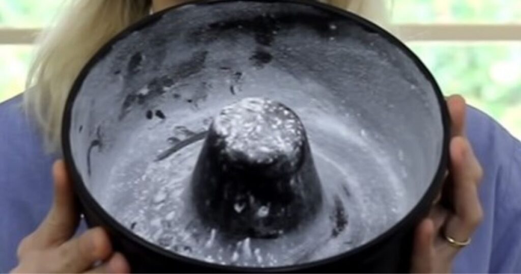 Bolo Batata Doce FIT forma untada