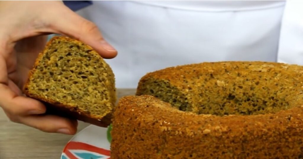 Bolo Batata Doce pronto pedaço