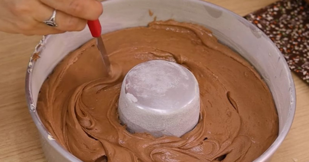 Bolo Mesclado faca chocolate