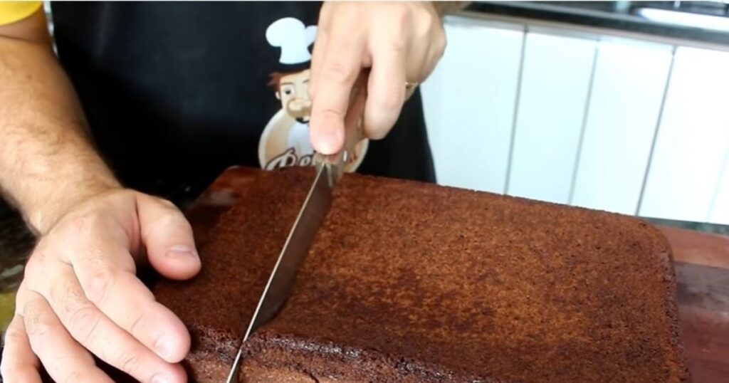 Brownie de Nescau cortes