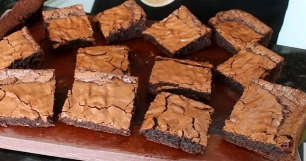 Brownie de Nescau pedaços