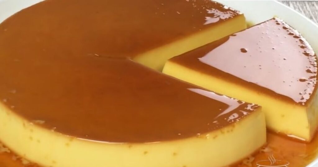 Flan Fácil macio gostoso