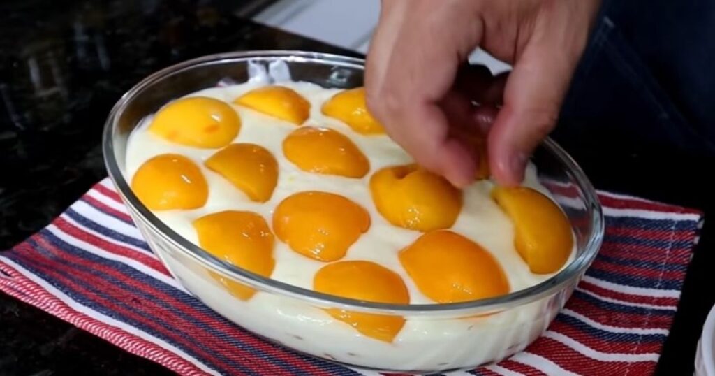 Gelado de Pêssego camada final